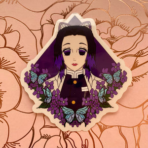 Floral Slayer Sticker