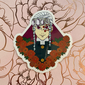 Floral Slayer Sticker